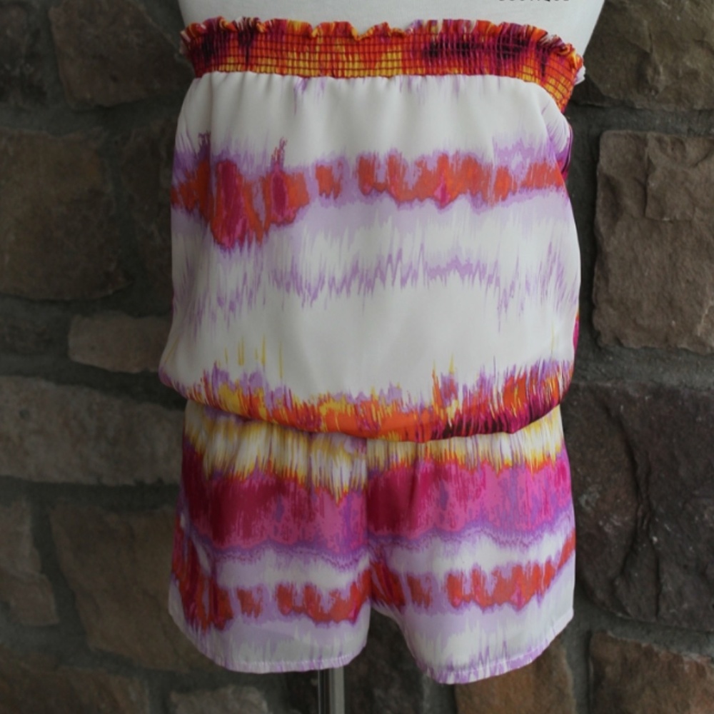Play Six Printed Tube Romper